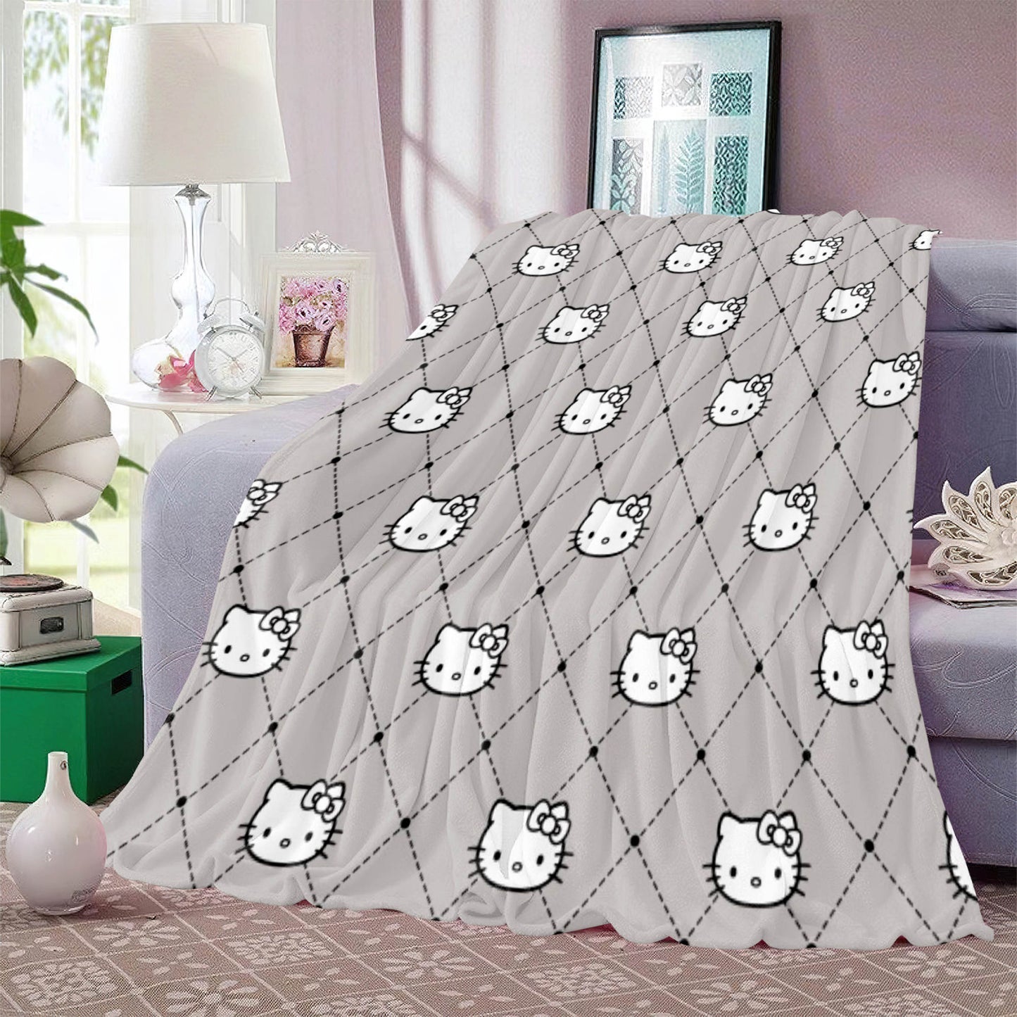 Gray Face HK Blanket