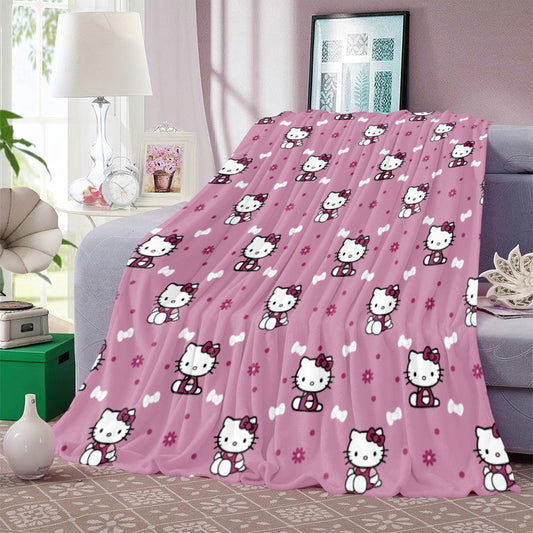 Pink Bow HK Blanket