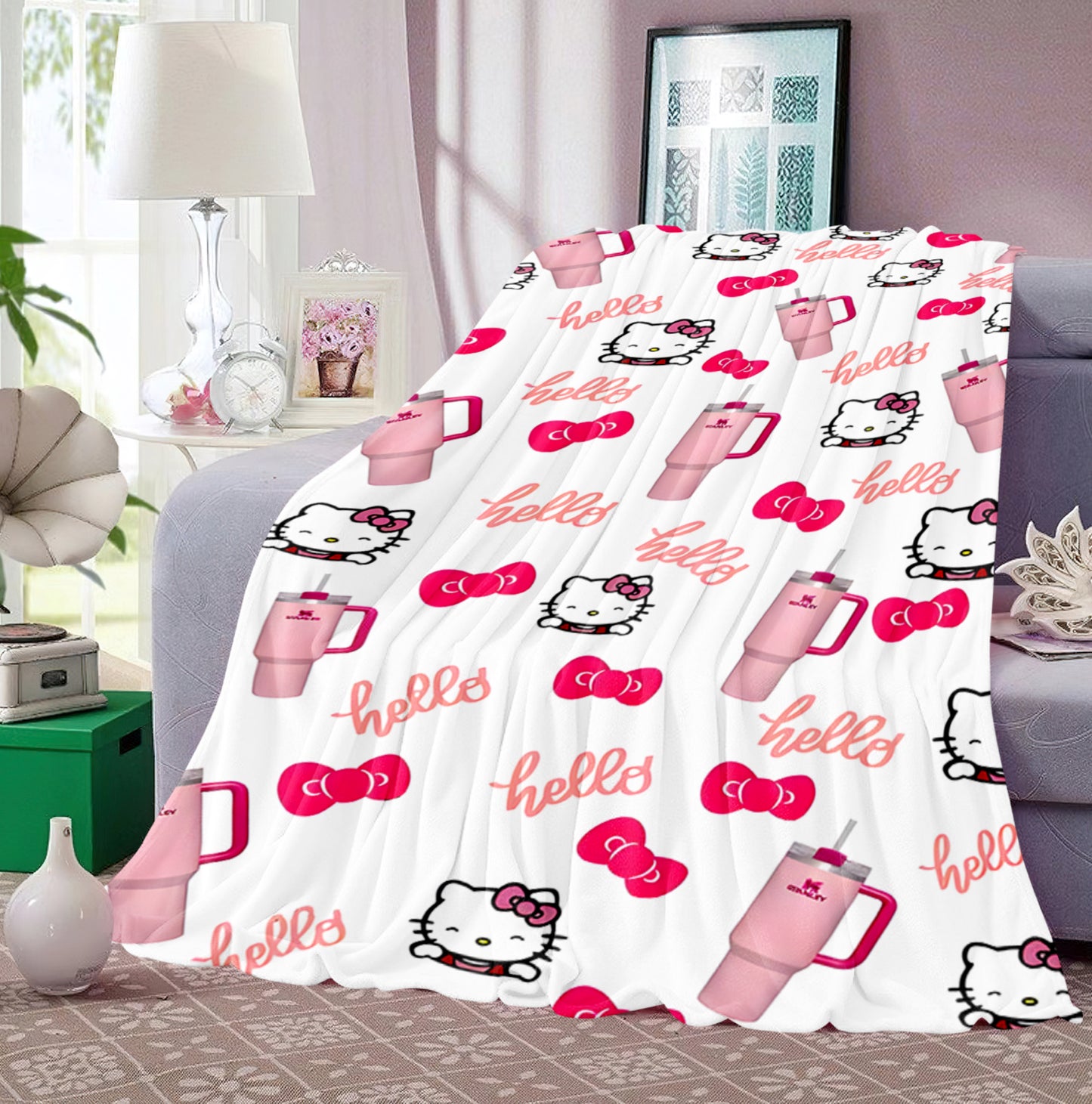 Hello Kitty Tumbler Blanket